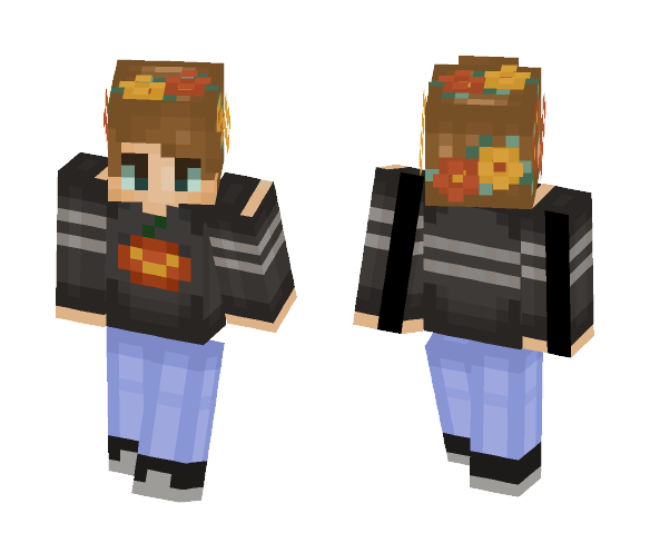 ~Sniffing Roses~ - Male Minecraft Skins - image 1