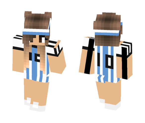 soccer girl #2 - Girl Minecraft Skins - image 1