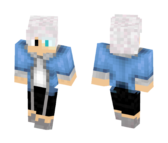 Sans Human - Undertale - Male Minecraft Skins - image 1