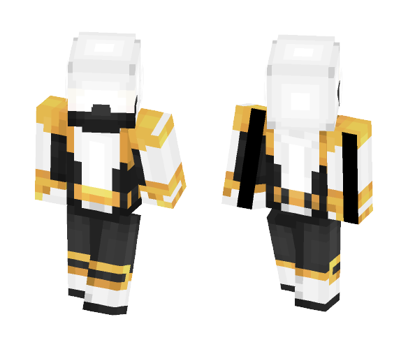 The Legendary White Ninja [OC] - Male Minecraft Skins - image 1