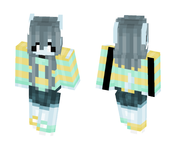 - ???? Underswap Temmie Girl ???? - - Girl Minecraft Skins - image 1