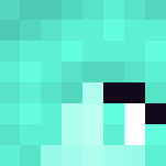 Cyan Slime Girl - Girl Minecraft Skins - image 3