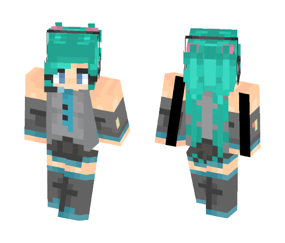 Hatsune Miku - Female Minecraft Skins - image 1