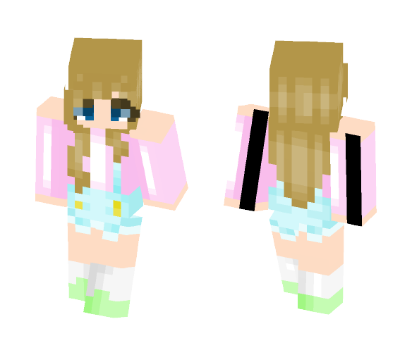 Spring Overalls - Female Minecraft Skins - image 1