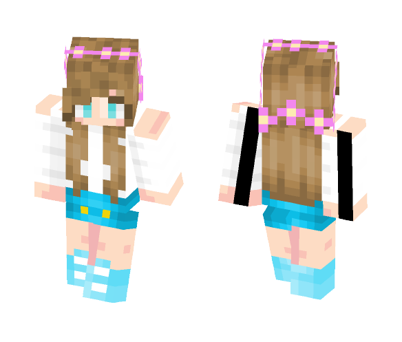 Spring Flowers - Female Minecraft Skins - image 1