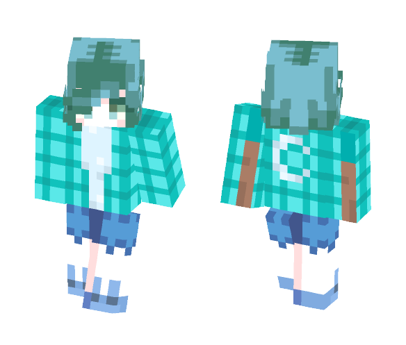 Aqua - Female Minecraft Skins - image 1