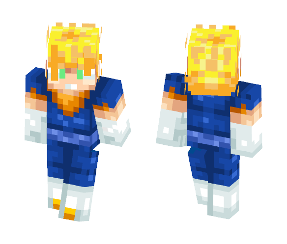 Super Saiyan Vegito (Buu Saga) - Male Minecraft Skins - image 1