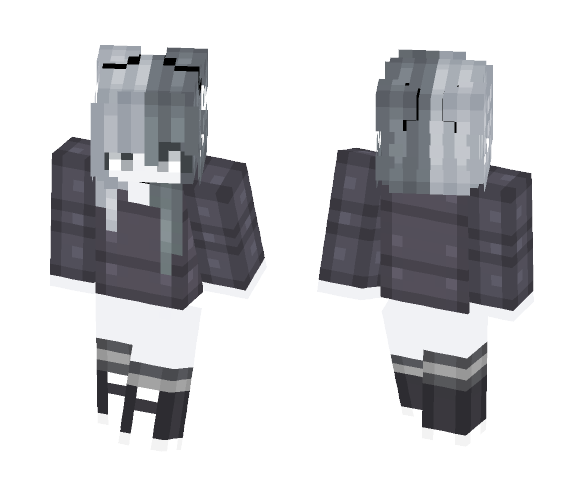 Colourless Soul {OceanWavez} - Female Minecraft Skins - image 1