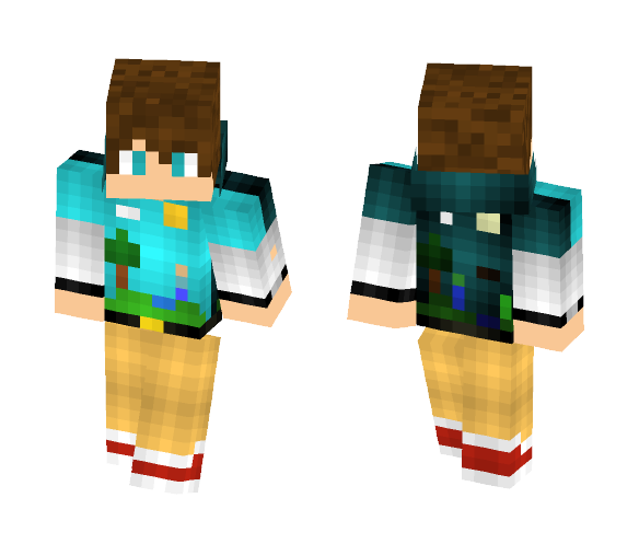 Day and Nite boy - Boy Minecraft Skins - image 1