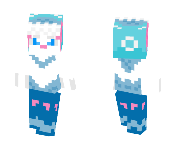 Download Free Primarina Skin for Minecraft image 1 Primarina - Interchangeable Minecraft Skins - image 1