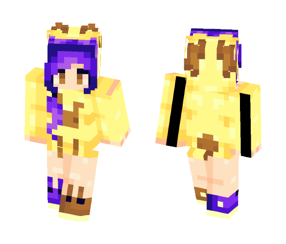 Sleeping Fluffle ~ PupuNikkari - Female Minecraft Skins - image 1