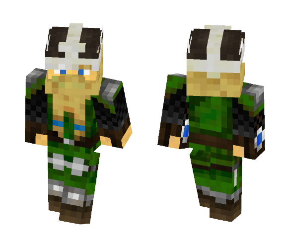 Dwarven prince with blue details - Male Minecraft Skins - image 1