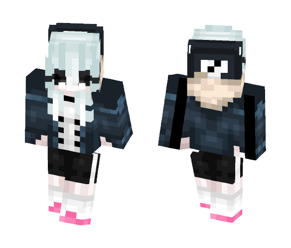 Sans - Genderswap - Female Minecraft Skins - image 1