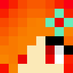 Firey Haired Fancy Girl! KAWAII :D - Color Haired Girls Minecraft Skins - image 3