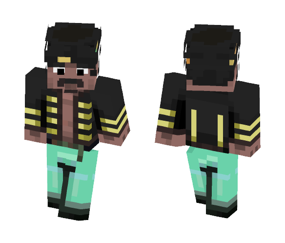 Jimi Hendrix - Male Minecraft Skins - image 1