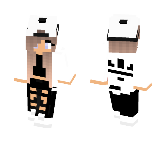 Bold Adidas Girl - Girl Minecraft Skins - image 1
