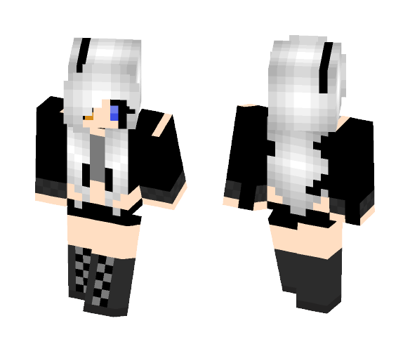 W.D. Gaster girl - Girl Minecraft Skins - image 1