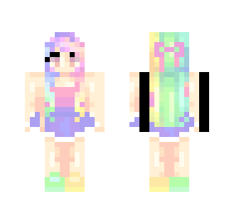 Rainbow Cat girl