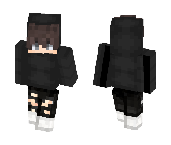 Boy with Hoodie - Boy Minecraft Skins - image 1