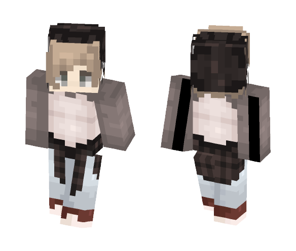 Grey~BOY SKIN^^ - Male Minecraft Skins - image 1