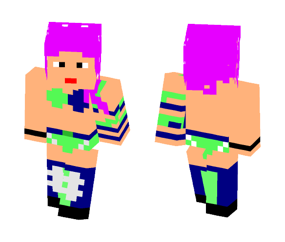 Download Free Sasha Banks l WWE! Skin for Minecraft image 1 Sasha Banks l WWE! - Female Minecraft Skins - image 1