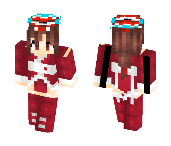 Akali Skin Blood Moon (LoL) - Female Minecraft Skins - image 1