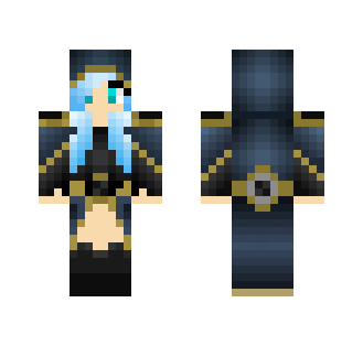 Blue Bandit - Female Minecraft Skins - image 2