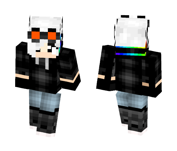 Download Free Rainbow cyborg/my new skin Skin for Minecraft image 1 Rainbow cyborg/my new skin - Interchangeable Minecraft Skins - image 1
