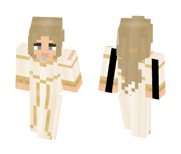 [LOTC] White Wedding Gown - Female Minecraft Skins - image 1
