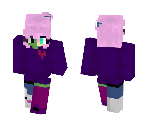 trashy skin (OC) - Female Minecraft Skins - image 1