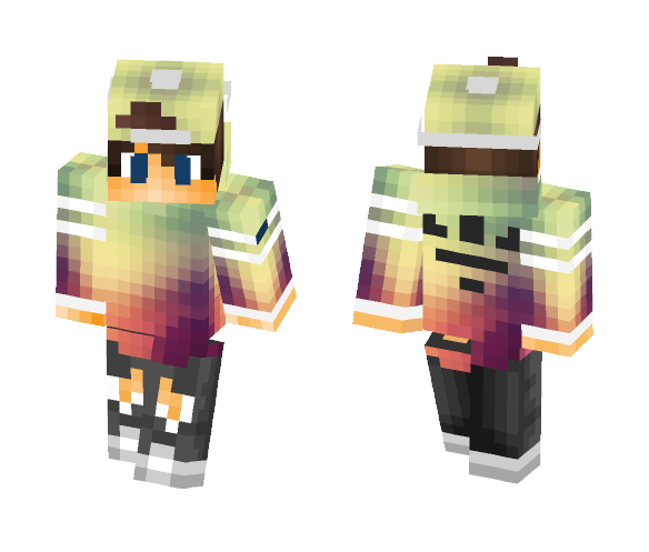 Rainbow Boy - [Please Download] - Boy Minecraft Skins - image 1