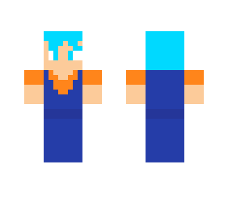 Vegito Blue (Super Saiyan Blue) - Male Minecraft Skins - image 2