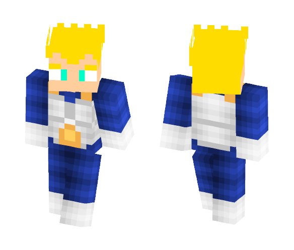 SSJ Vegeta - Male Minecraft Skins - image 1