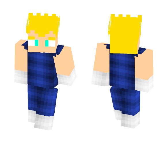 Super Saiyan Vegeta (Buu Saga) - Male Minecraft Skins - image 1