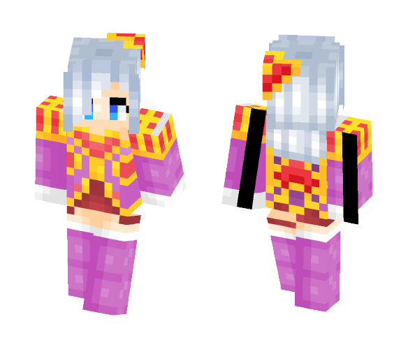 Ashe Heartseeker (LoL) - Female Minecraft Skins - image 1