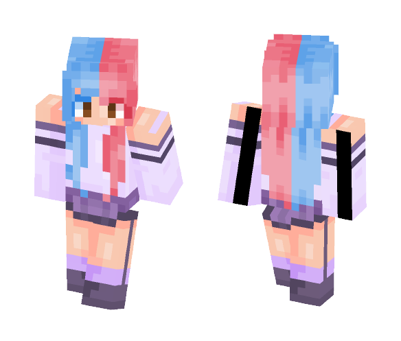 Parted ;; - Female Minecraft Skins - image 1