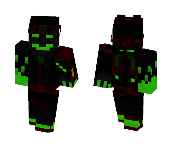 DearDeath Green - Male Minecraft Skins - image 1