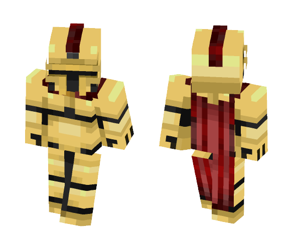 Golden Knight - Interchangeable Minecraft Skins - image 1