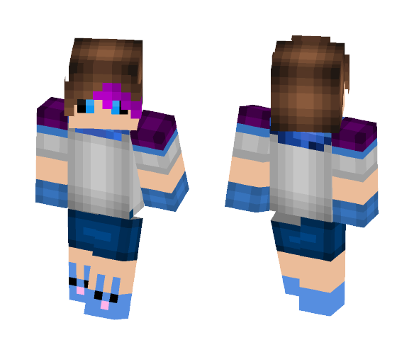 Phantom BlueBerry - Male Minecraft Skins - image 1