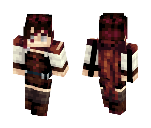 Download Free Ruby Rose Skin for Minecraft image 1 Ruby Rose - Female Minecraft Skins - image 1