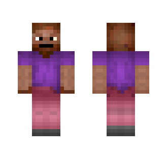 Bald man in purple shirt - Male Minecraft Skins - image 2