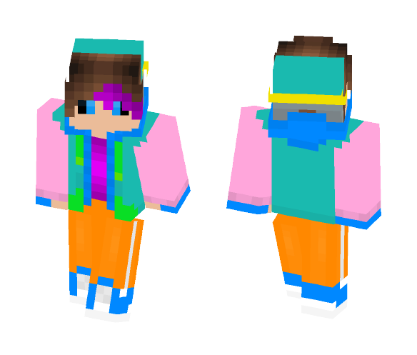 Phantom Underfresh Sans - Male Minecraft Skins - image 1