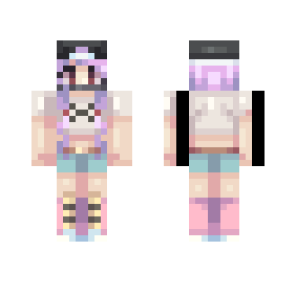 Lilac { OC } / unmasked in desc - Female Minecraft Skins - image 2