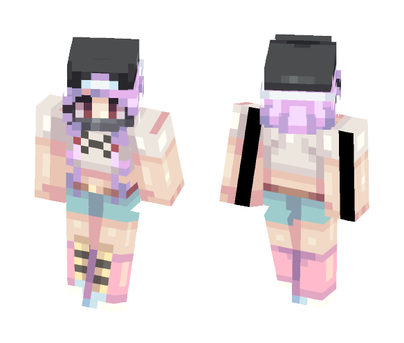 Download Free Lilac { OC } / unmasked in desc Skin for Minecraft image 1 Lilac { OC } / unmasked in desc - Female Minecraft Skins - image 1