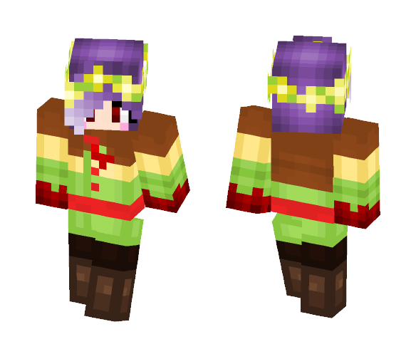 Casket Oldertale Chara - Female Minecraft Skins - image 1