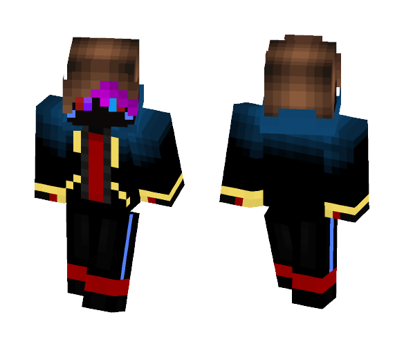 Phantom Error Sans - Male Minecraft Skins - image 1