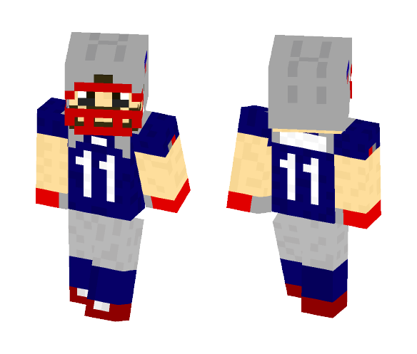 Julián Edelman #11 - Male Minecraft Skins - image 1