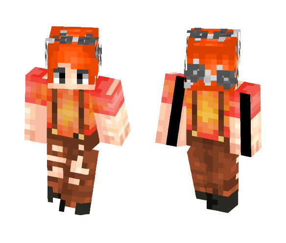 Calcifer - Howls Moving Castle - Male Minecraft Skins - image 1
