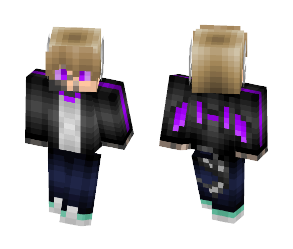 Ender Dragon Hybrid Skin - Male Minecraft Skins - image 1