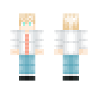Teen blond boy